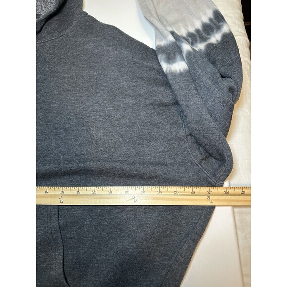 Victoria Secret PINK Gray‎ Tie-Dye Hoodie Pullover Sweatshirt Women's MEDIUM - Picture 10 of 10
